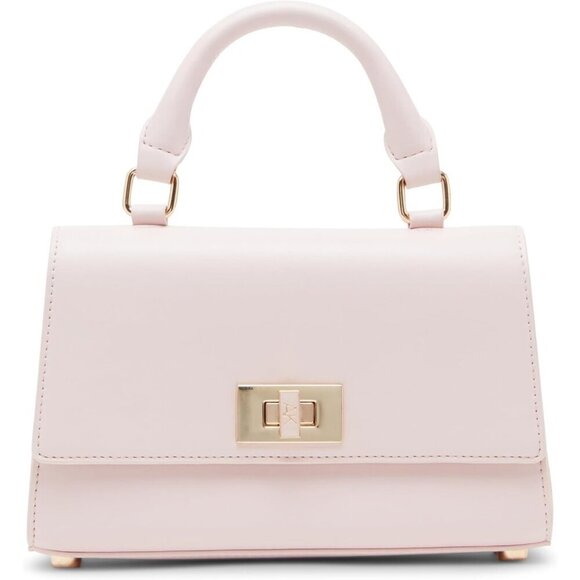 Handbags - Mini Flap Top Handle Bag Polyester 8.66x7.87x5.31in Turn Lock Adjustable